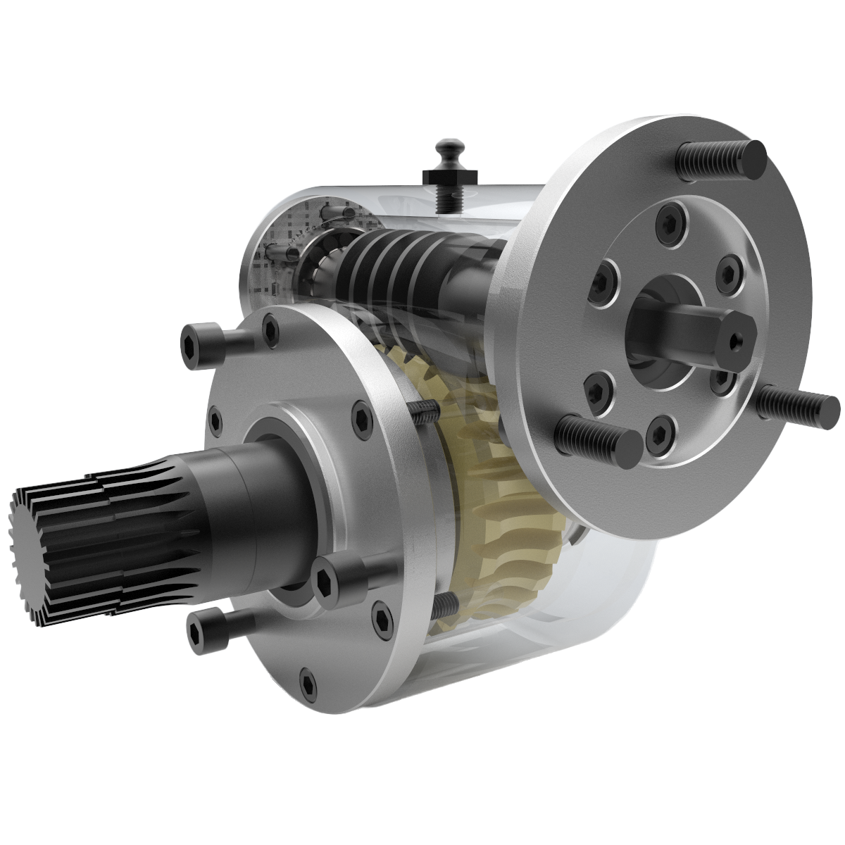 TIGER WORM GEAR REDUCER ZR10-1000 – right-angle 25:1 worm gear box for industrial drive systems